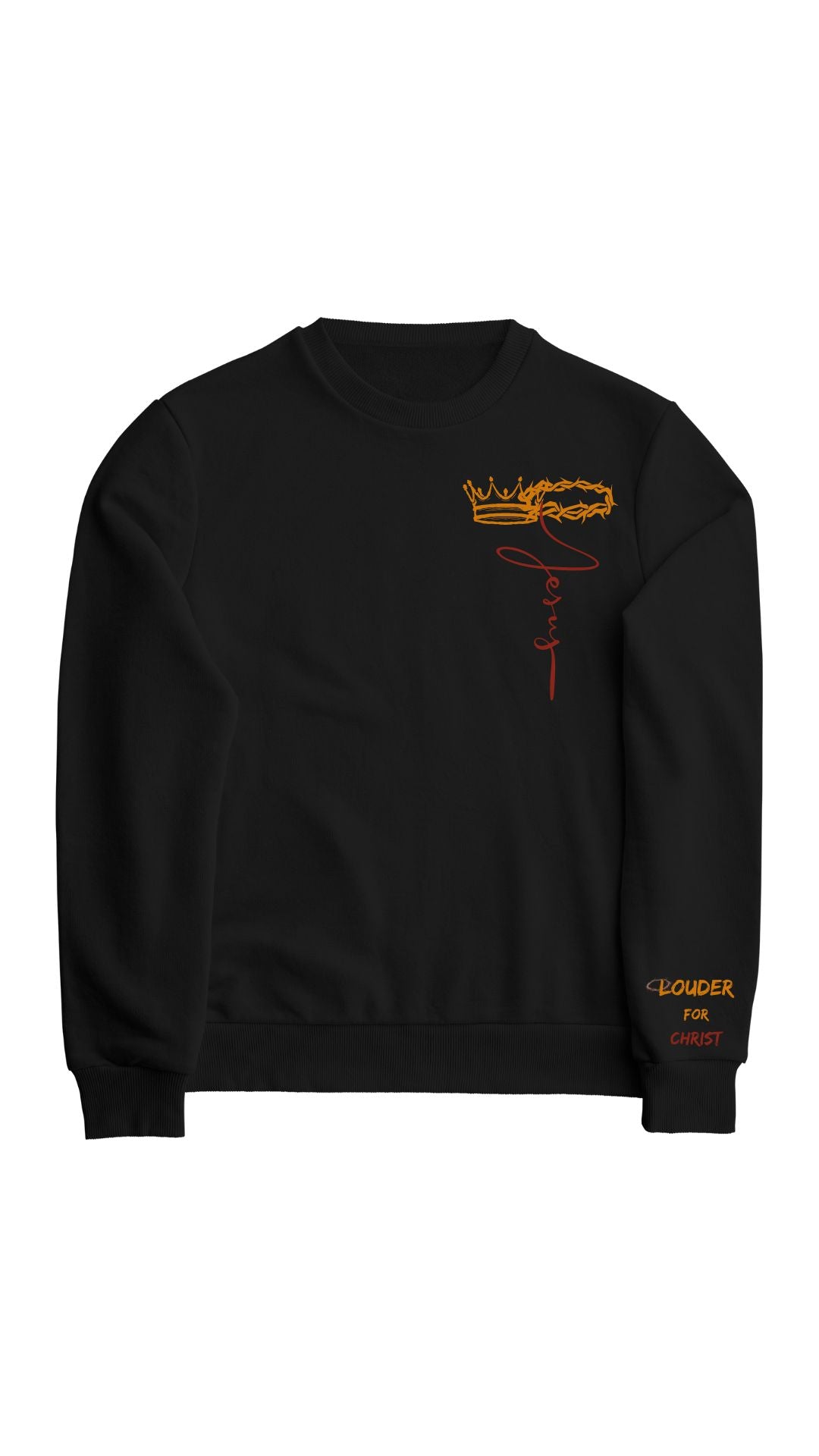 Crewneck sweater-Jesus is King